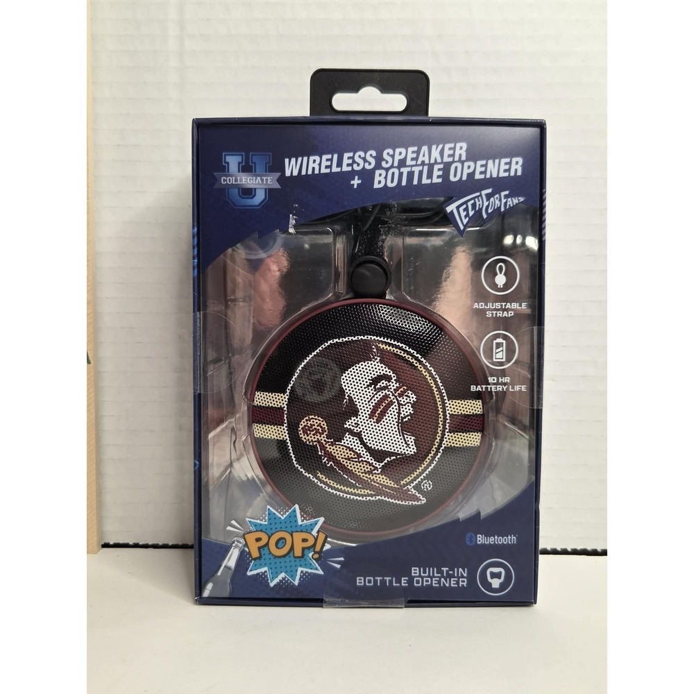 Florida State Bluetooth‎ Speaker With Built In Bottle Opener New In Box